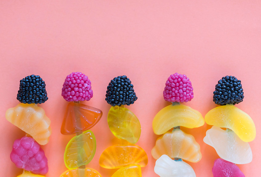 Skinfood colorful fruits