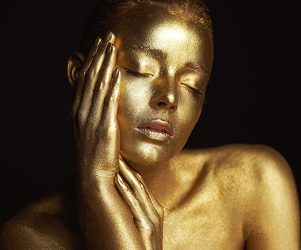 Gold skin 