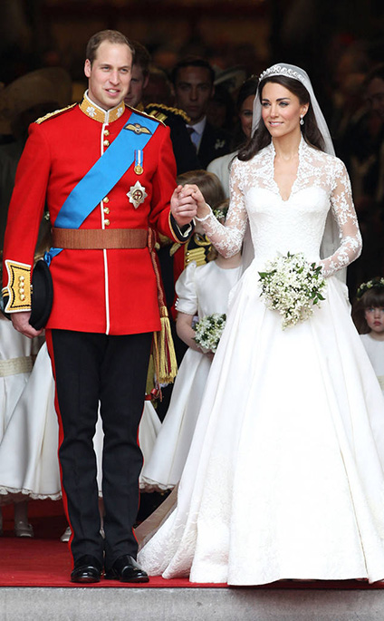 Princess Kate on her wedding day