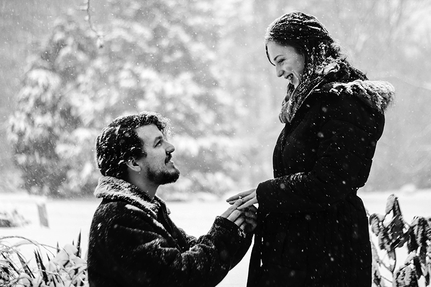 winter marriage proposal