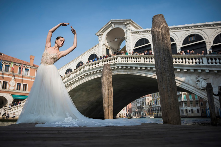 bride ballet dancer Venice Galia Lahav
